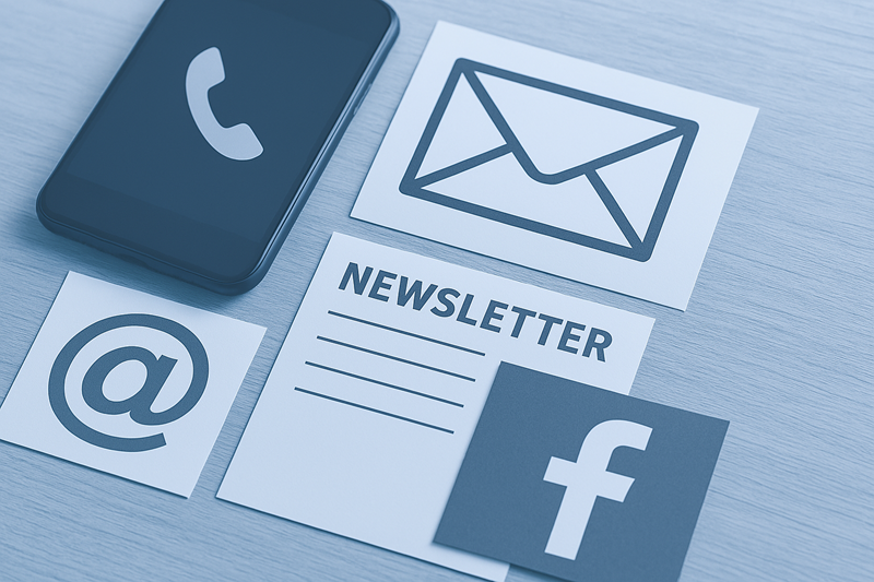 Photorealistic rendering of communication channels