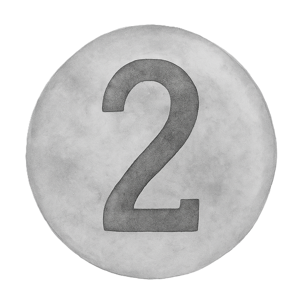 Picture of number two