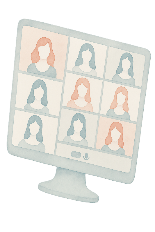 Picture symbolizing video call