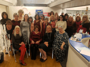 group shot @ 2024 christmas party